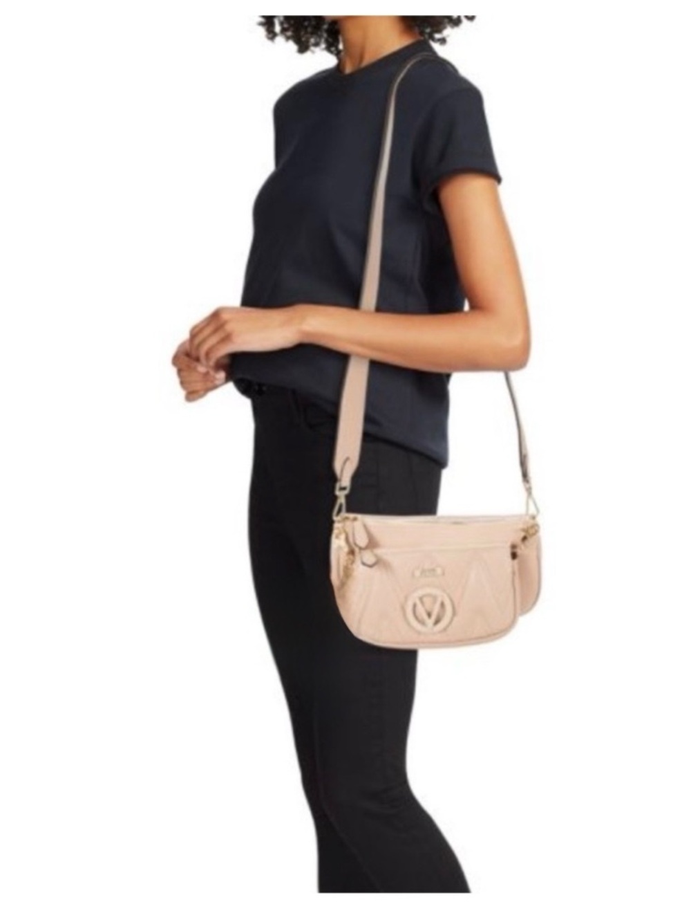 Mario Valentino Demi Quilted Leather Women’s Bag And Pouch✨